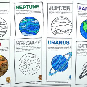Planet Coloring Pages