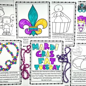 Mardi Gras Coloring Pages
