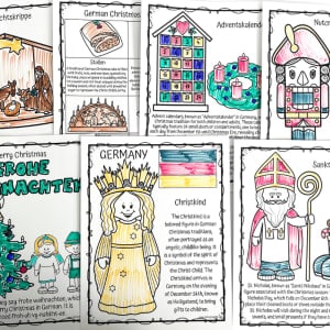 Christmas in Germany Worksheets