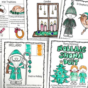 Christmas in Ireland Worksheets